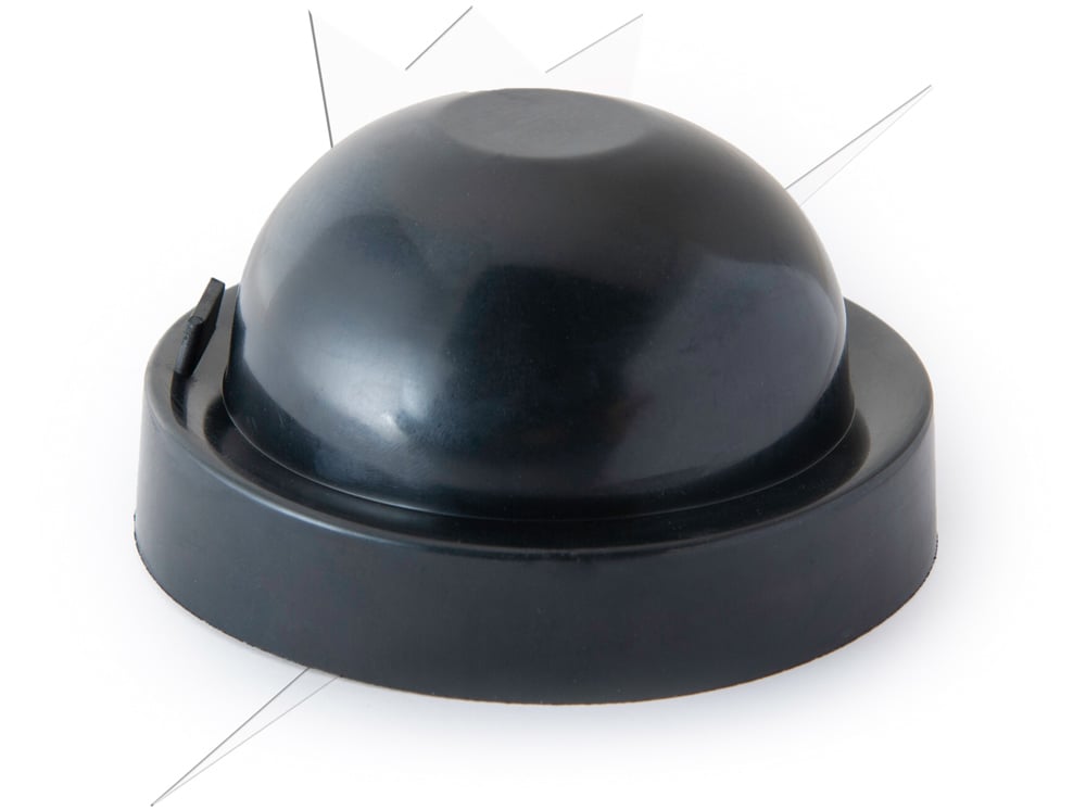 Gummilock 105x60mm – produktvy från sidan | Carlevel