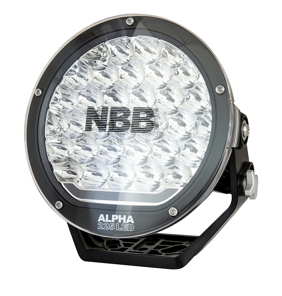 NBB LED – NBB Alpha 225 LED Extraljus – PRO – produktbild framifrån | NBB