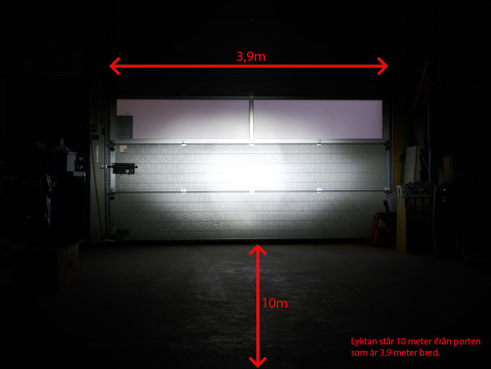 installationsvisning til Ekstra lys NBB Alpha 225 LUXTAR Premium LED – LUXTAR