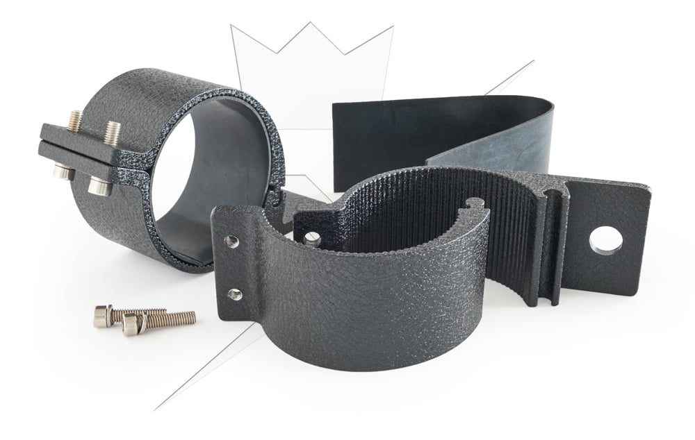 Rörfäste 76mm – närbild detaljer | Xenonkungen