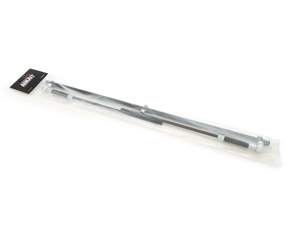 Stabiliseringsstag med snabbfäste till extraljus – närbild detaljer | Carlevel