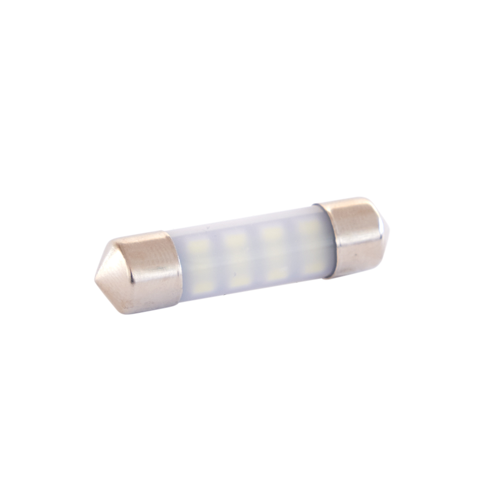 sidebillede, der viser profil og design af 36 mm – C5W LED Retrofit 6000K 10 – 30V – Carlevel
