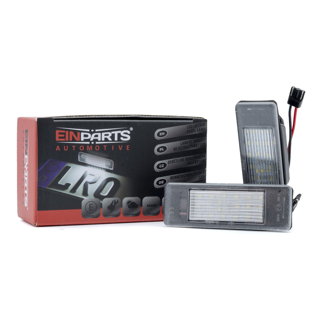 LED-skyltbelysning Fiat Ulysse Scudo/Peugeot 106 Fl 1007 3D 207 3D/5D 207 CC 208
