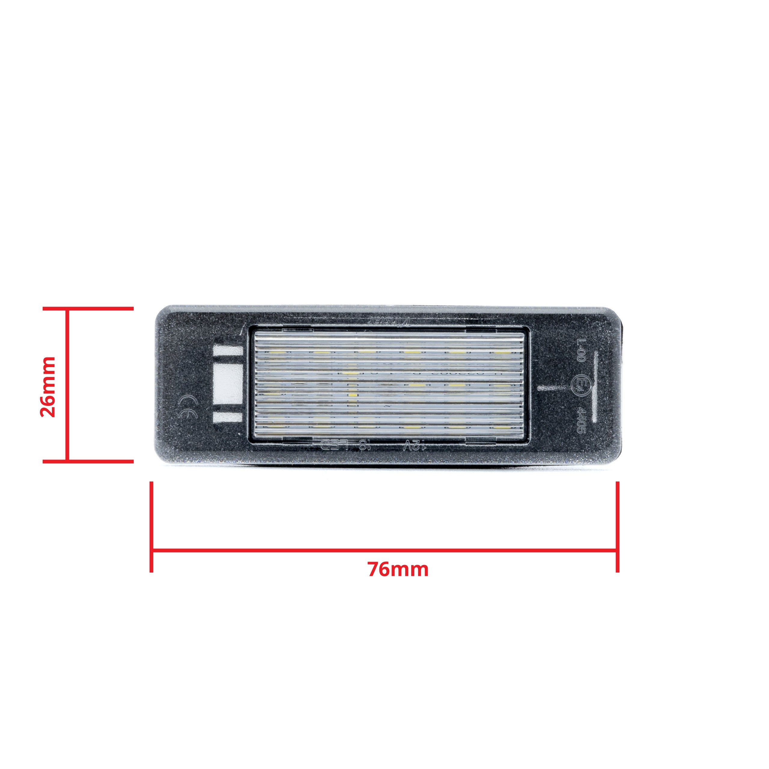LED-skyltbelysning Fiat Ulysse Scudo/Peugeot 106 Fl 1007 3D 207 3D/5D 207 CC 208