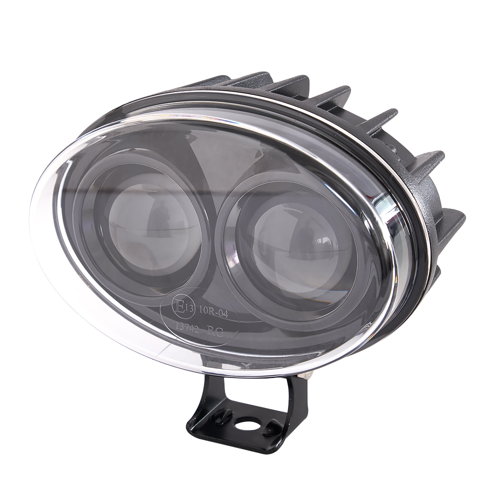 Truck LED lys 6W Spot, Blå - produktbillede forfra | ANDET