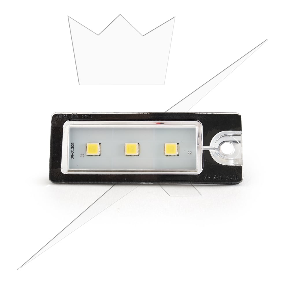 Skiltebelysning LED til Volvo V70 – S60 – S80 – produkt set fra siden | Xenon-kongen