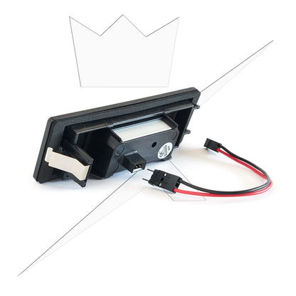 Skiltebelysning LED til BMW 1 - serie - produkt set fra siden | Xenon-kongen