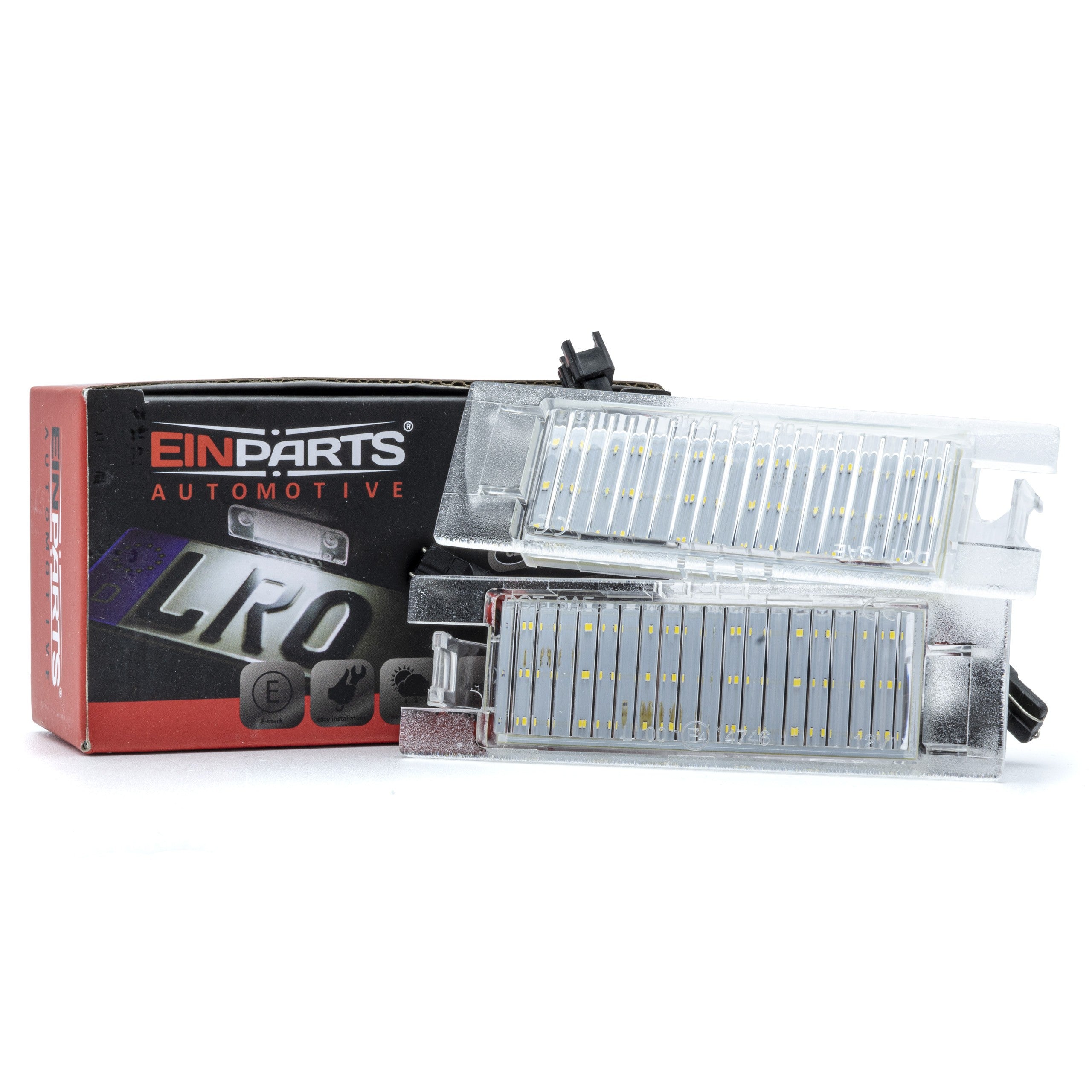 LED-skyltbelysning Fiat Multipla/Croma m.fl. – 32 × 21 mm