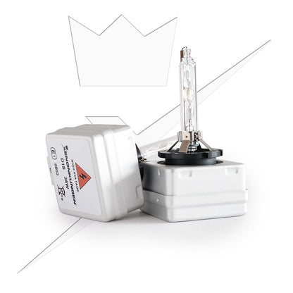D1S 5000K Xenonlampor XENONKUNGEN – produktvy från sidan | Xenonkungen