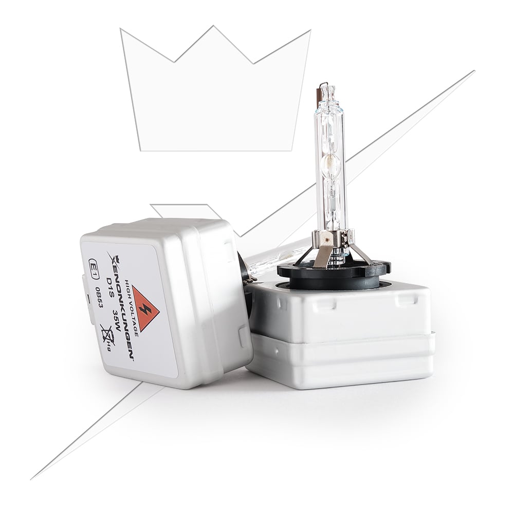 D1S 6000K Xenon-lamper Xenon-kongen - produkt set fra siden | Xenon-kongen