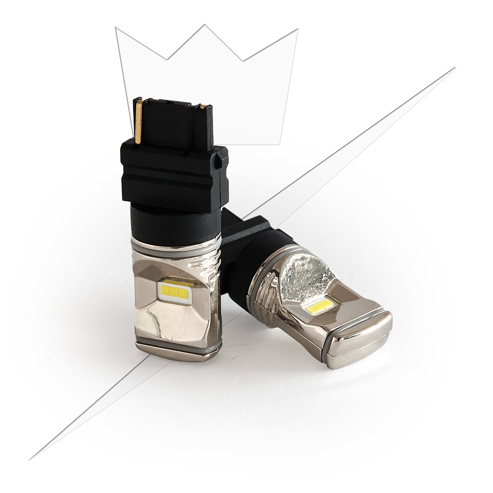 T25 – 3156 LED Krom Hvid – nærbillede detaljer | ANDET