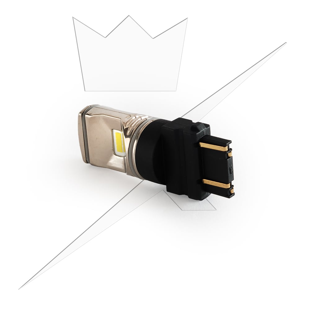 T25 – 3157 LED Chrome White – produkt set fra siden | ANDRE