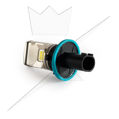 PH19W LED Chrome White - produkt set fra siden | ANDRE