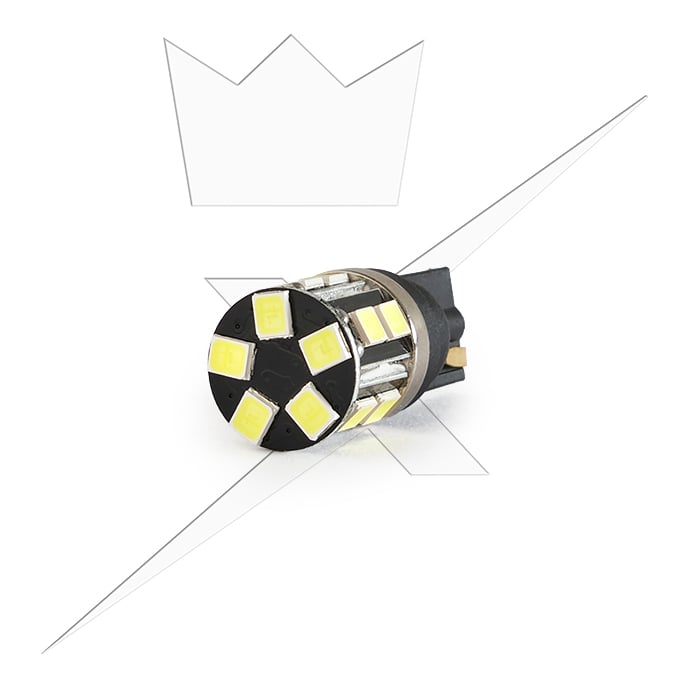 T10 – W5W Super Canbus – 5W – i brug | Xenon-kongen