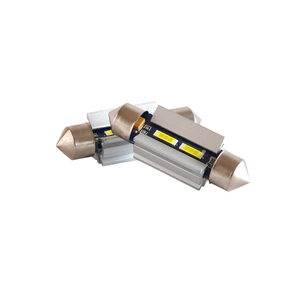produktbillede fra forsiden viser 39 mm – C5W Super Canbus – 4W – Xenon-kongen
