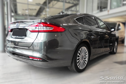 Lastskydd Ford Mondeo MK5 halvkombi 5-dörrars/ sedan 2014–2019, facelift 2019+ – Silver satin – detaljbild 2