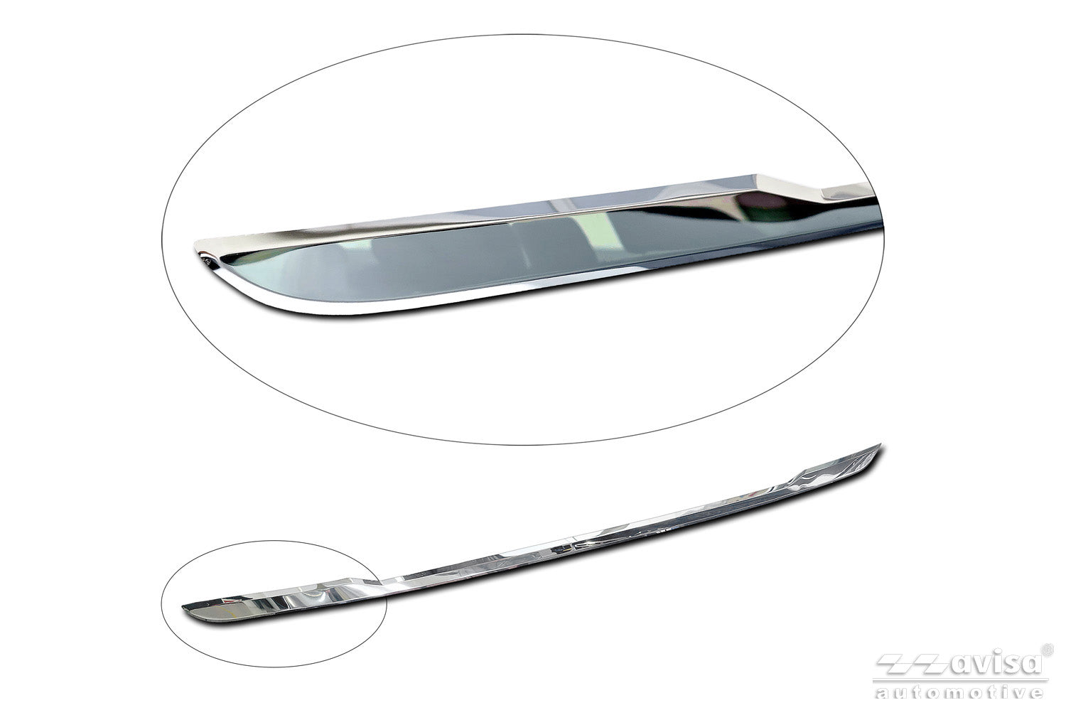 Bakluckelist Mazda CX-5 III 2025+ – Spegelpolerat silver