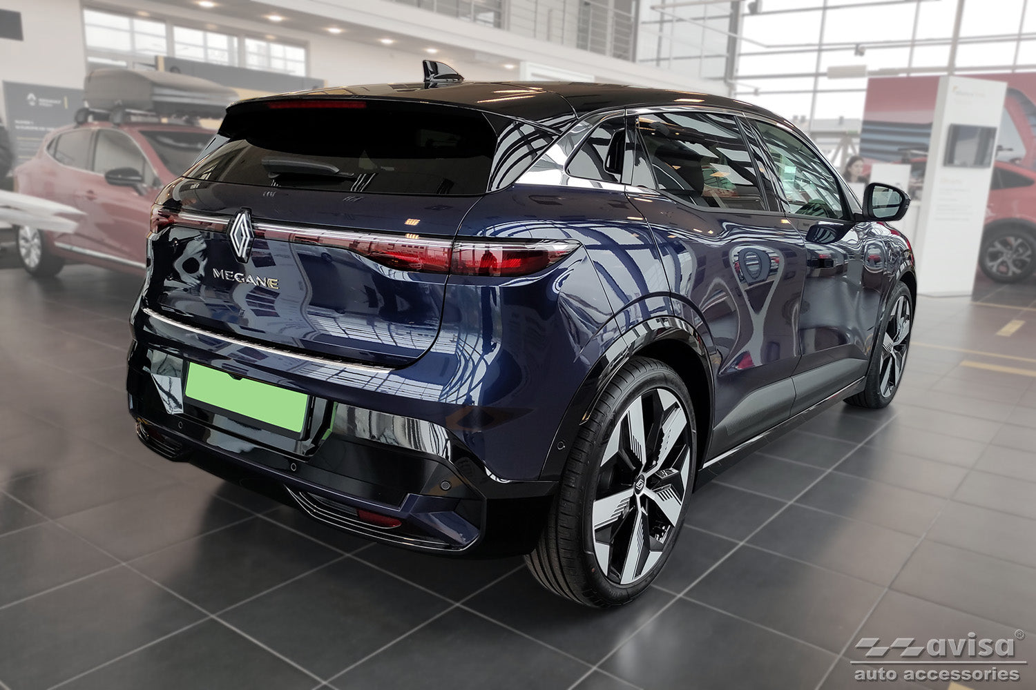 Lastskydd Renault Megane E-Tech Electric 2022+ – Silver – detaljbild 2