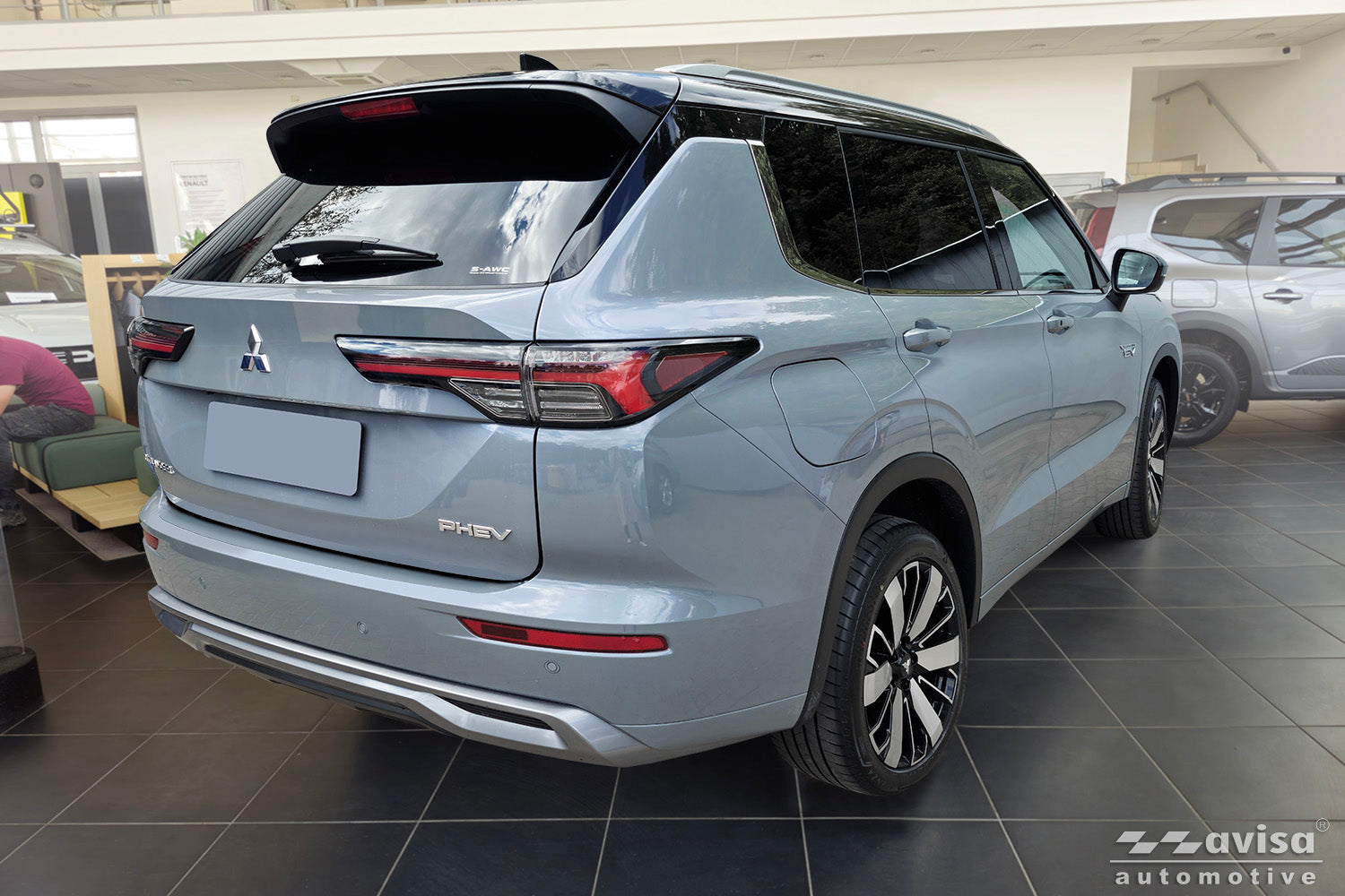 Inre lastskydd Mitsubishi Outlander IV 2025+ (2 pcs/ left and right ) – Silver satin – detaljbild 2