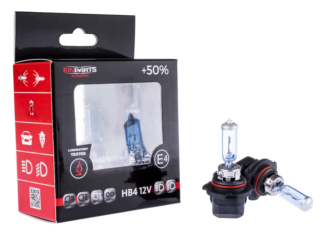 Halogenlampsats – HB4 – 4300K – 9V - 16V – 51 W – P22d – 2-pack