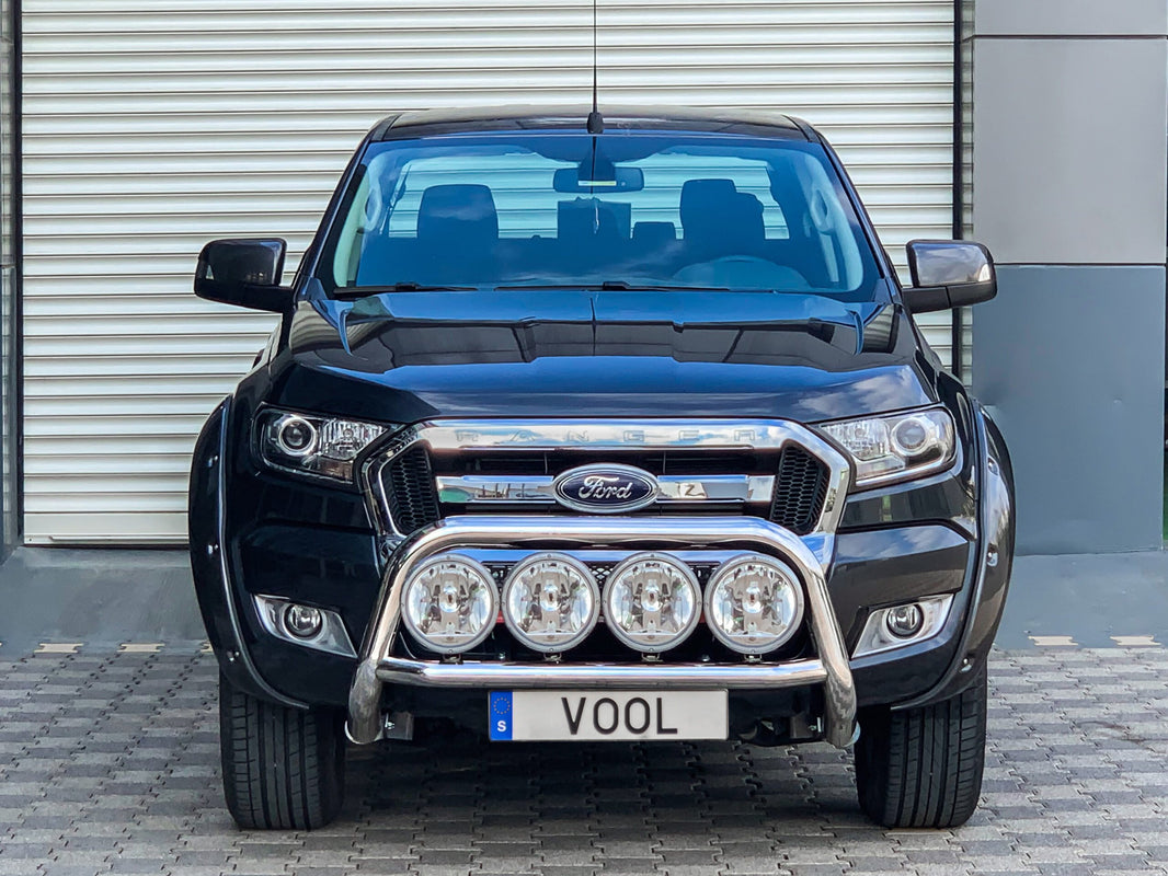 STOR QUADRO 76MM frontbåge – Ford Ranger 2016 – produktbild framifrån | ÖVRIGT