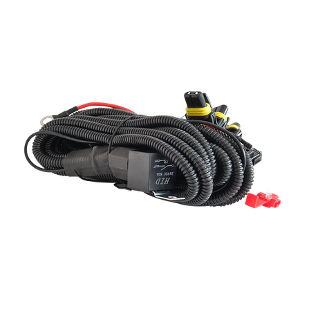 Reläkabelsats 3st Extraljus 24V – 9006 – produktbild framifrån | Carlevel