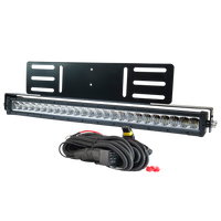 produktbillede forfra viser Led rampe Pakke LUXTAR X24 Black Edition – Forsænket – 240W – LUXTAR