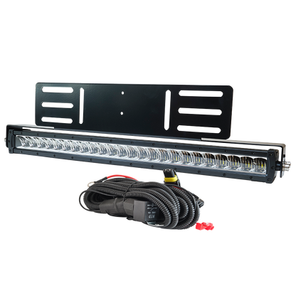produktbillede forfra viser Led rampe Pakke LUXTAR X24 Black Edition – Forsænket – 240W – LUXTAR