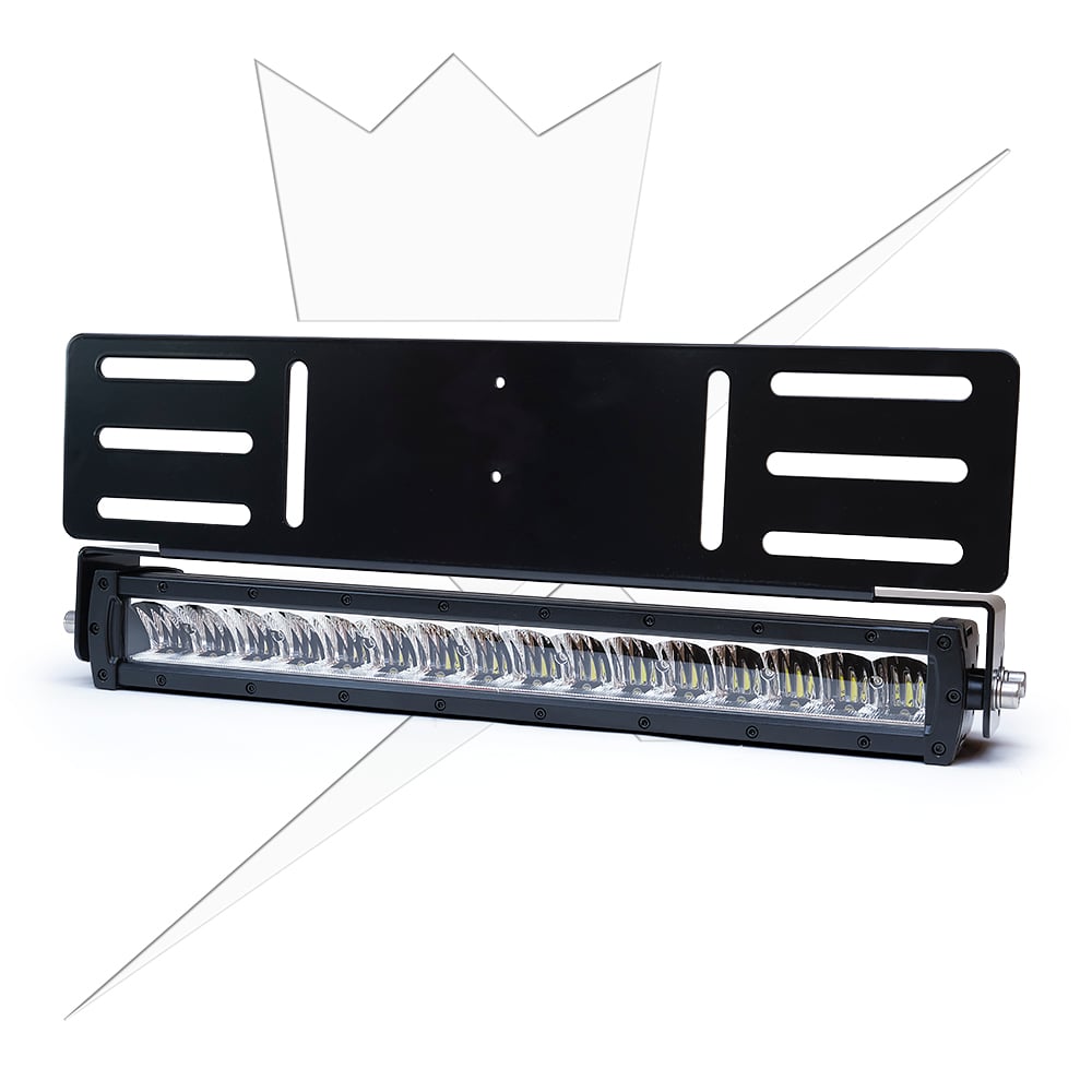 Extraljusfäste till X16 LEDramp – Infällnadsfäste – produktvy från sidan | LUXTAR