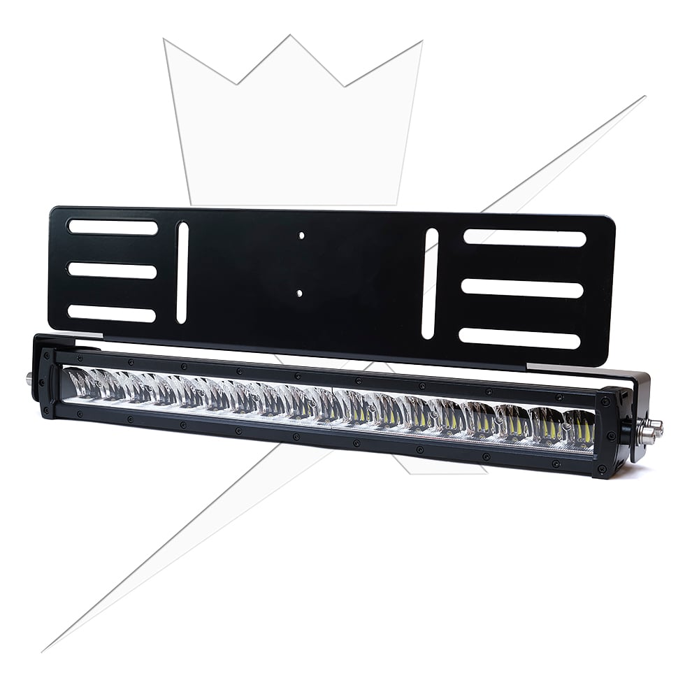 Extraljusfäste till X18 LEDramp – Infällnadsfäste – närbild detaljer | LUXTAR