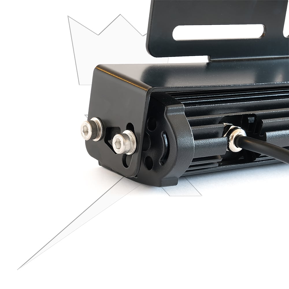 Extraljusfäste till X18 LEDramp – Infällnadsfäste – produktvy från sidan | LUXTAR