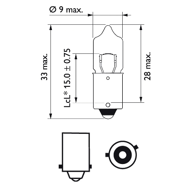 Bax9S – H6W Led 6smd – 9 – 14v DC – emballage og indhold | Xenon-kongen