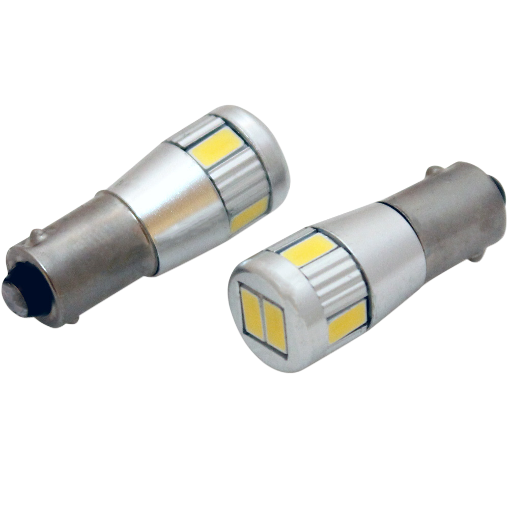 Bax9S – H6W Led 6smd – 9 – 14v DC – produktbillede forfra | Xenon-kongen