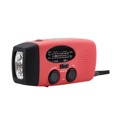 Smartere Vevradio Solar Radio AM/FM - produkt set forfra | SMARTERE