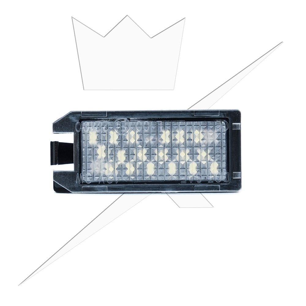 Skiltebelysning LED til FIAT 500 – Renault Clio – produkt set fra siden | Xenon-kongen