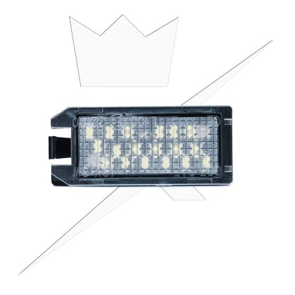 Skiltebelysning LED til FIAT 500 – Renault Clio – produkt set fra siden | Xenon-kongen