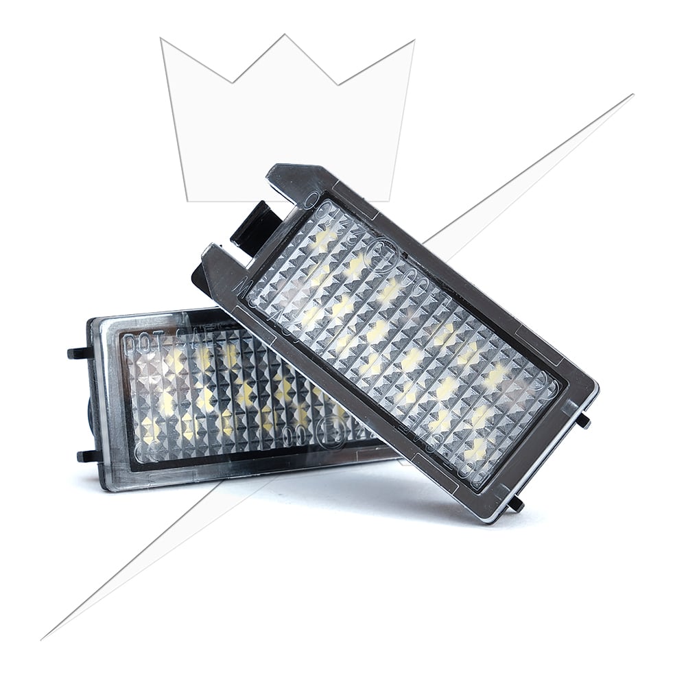 Skiltebelysning LED til FIAT 500 – Renault Clio – i brug | Xenon-kongen