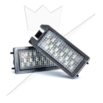 Skiltebelysning LED til FIAT 500 – Renault Clio – i brug | Xenon-kongen