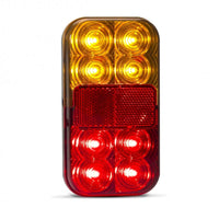 Baklampa Kompakt 150x80mm – 12V (2 – pack) – produktbild framifrån | LEA