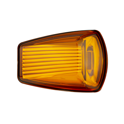 Indikatorlampe M77 Lavprofil 22mm - Gul (2 - Pack) - produkt set fra siden | LEA