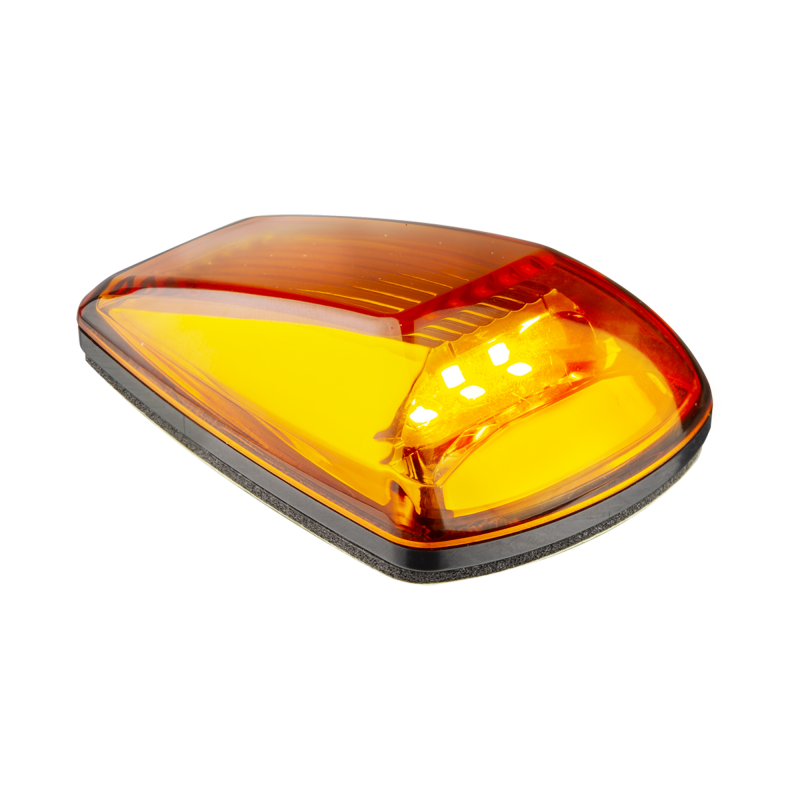 Indikatorlampe M77 Lavprofil 22mm - Gul (2 - Pack) - produktbillede forfra | LEA
