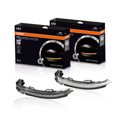 LEDriving Dynamiska spegelblinkers – Audi A3 8V – Black Edition – produktvy från sidan | OSRAM