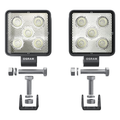 förpackning och medföljande tillbehör till LEDriving CUBE VX70 – WD – OSRAM