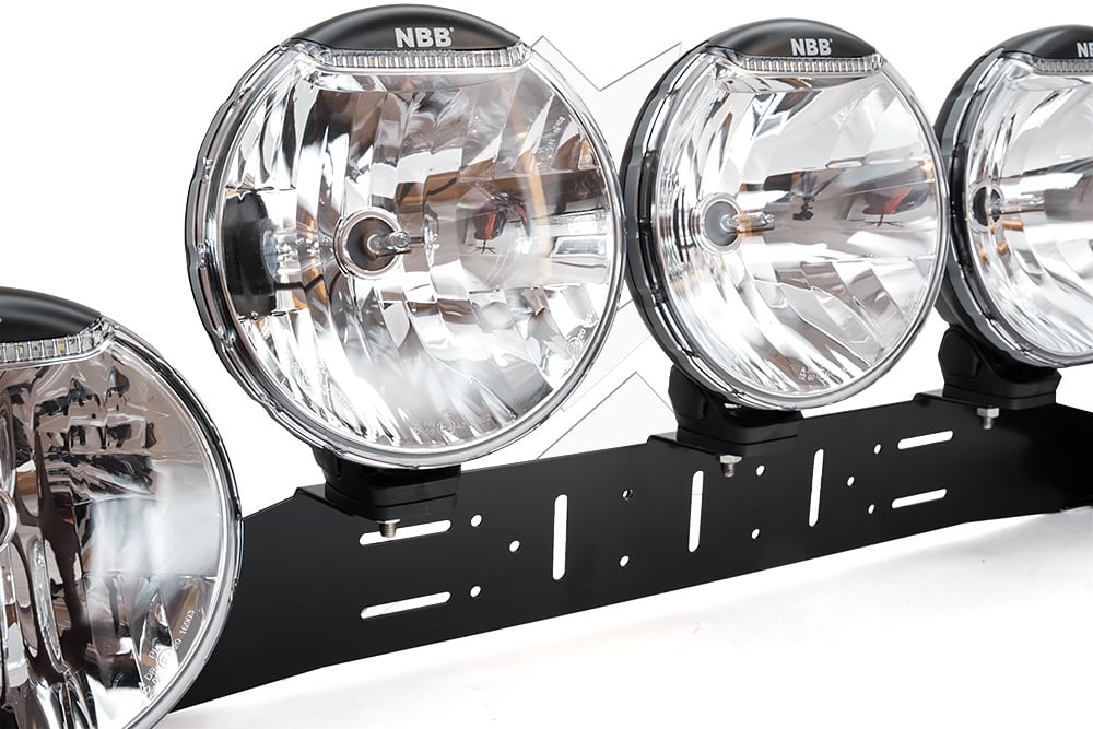 närbild på detaljer och material av RALLY5 Extraljus NBB Alpha 225 60W Xenon – NBB