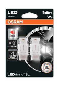 LEDriving SL P27/7W Röd – produktbild framifrån | OSRAM