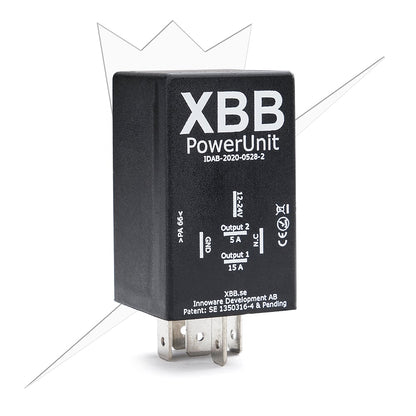 XBB OBD – II Dongel + PowerUnit – närbild detaljer | XBB