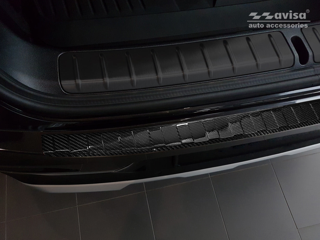 Lastskydd BMW X4 II (GO2) 2018–2021, facelift 2021+ – Svart – detaljbild 2