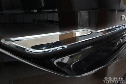 Bakluckelist Volkswagen Passat B9 Variant 2024+ – Spegelpolerat silver – detaljbild 3