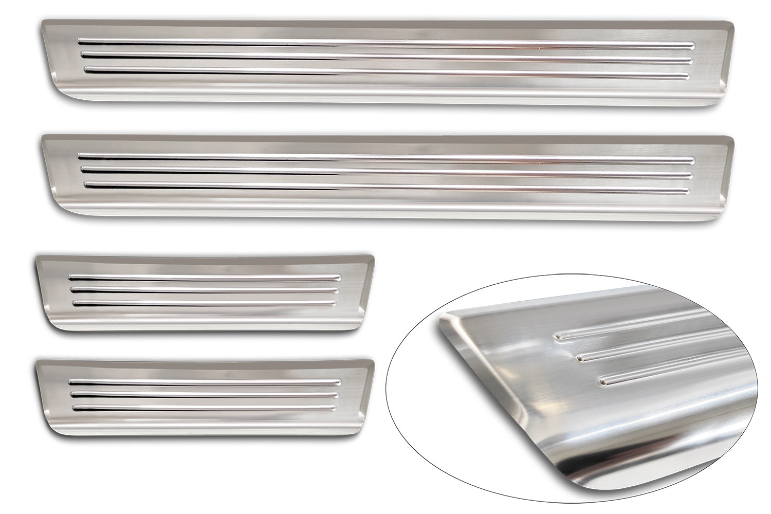 Tröskelskydd Lines Renault Arkana suv 2020+ – Silver satin