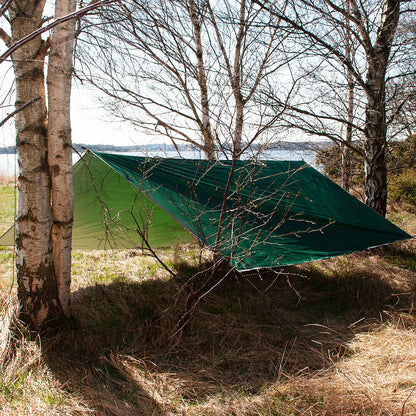 FIIKE DRAGET Tarp - 300x300cm - produktbillede forfra | Xenon-kongen